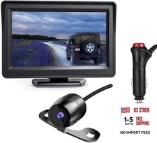 Backup Camera System for Car with 4.3 Inch Monitor Back up Camera with Truck