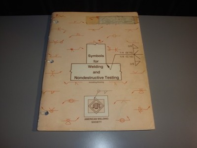 Symbols for Welding and Nondestructive Testing Book American Welding Society AWS
