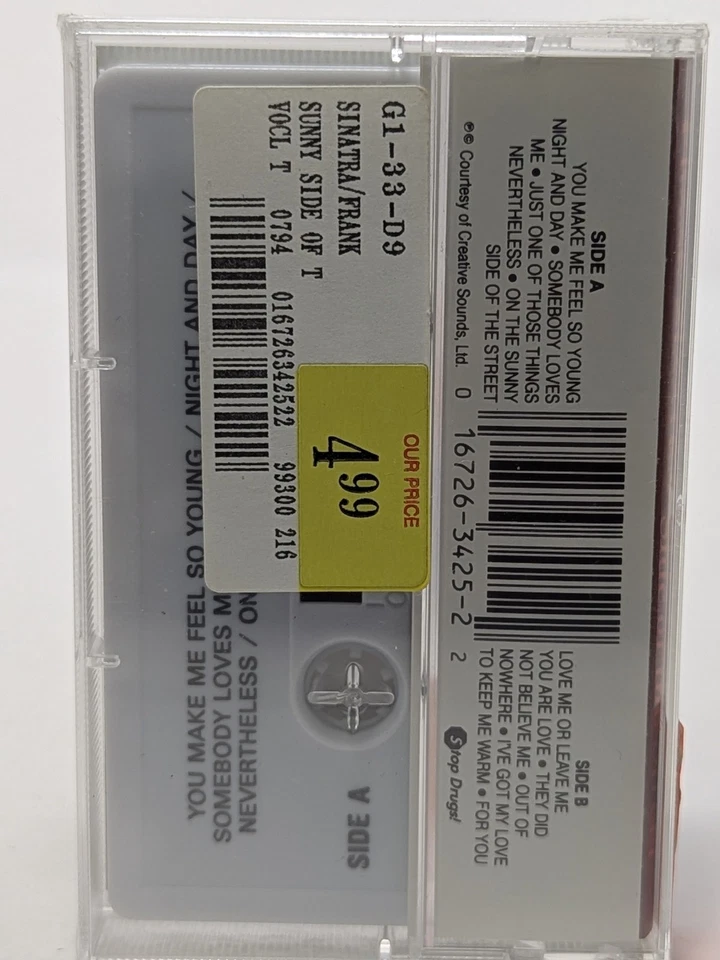 Frank Sinatra - Volume 2: On the Sunny Side of the Street - Cassette, Sealed - Image 2 of 2