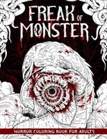 Horror Malbuch FüR Erwachsene, Gruselige Illustrationen, Entspannung, Geschenk