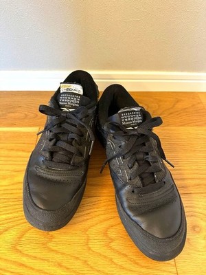 Maison Margiela Reebok Club C 85 Memory Sneaker Schwarz 7 US Neu Ohne Karton