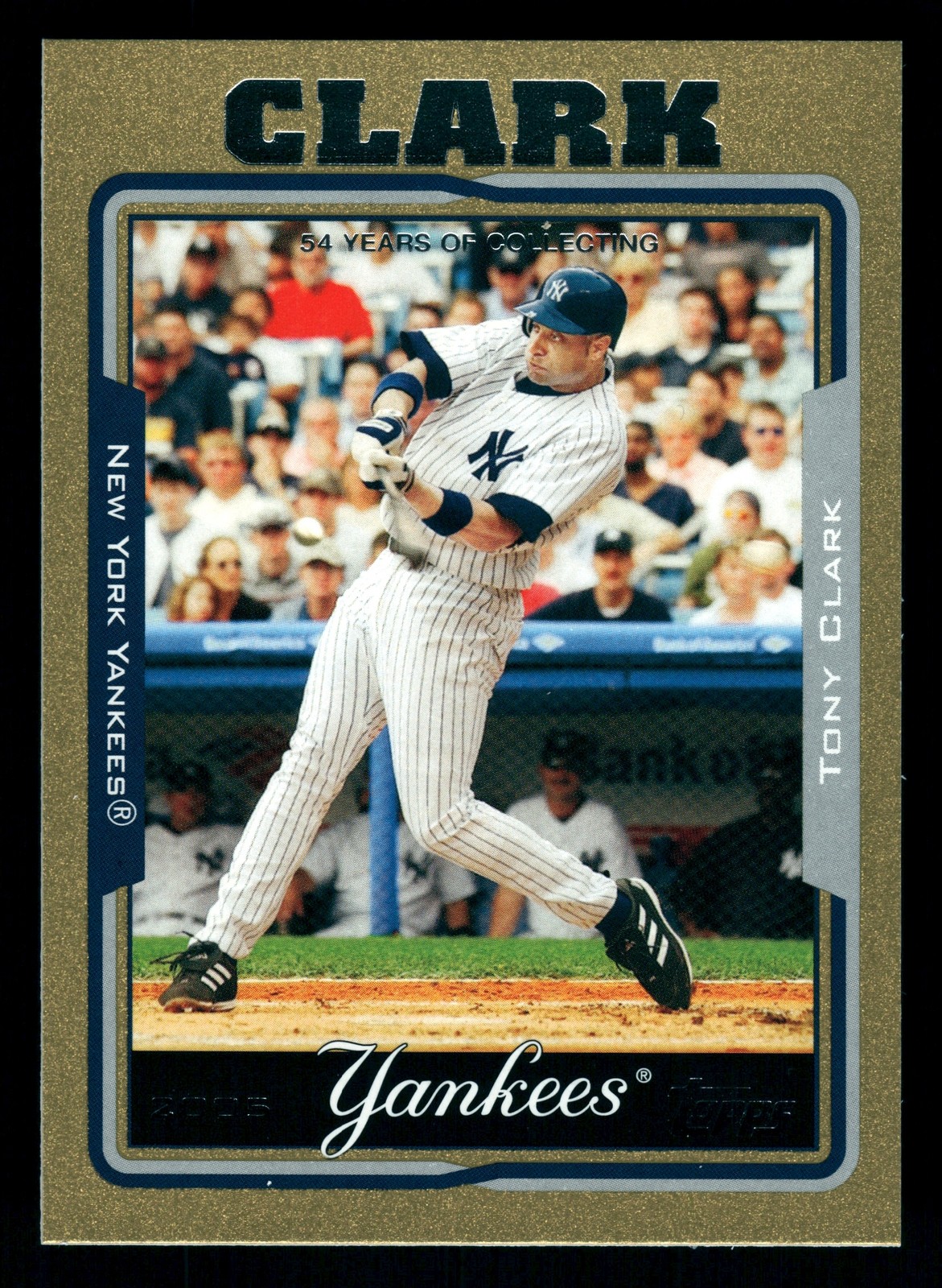 Tony Clark New York Yankees 2005 Topps Gold #89 SN /2005