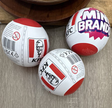 ZURU Mini Brands KFC Surprise Capsules Lot of 3, 2025, Ages 4-7