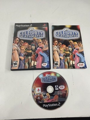 MTV Celebrity Deathmatch (Sony PlayStation 2, 2003) Black Label PS2 Complete CIB