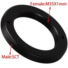 M35x1mm Female to SCT Male Threads T-Ring Adapter Astro Telescope Accessories