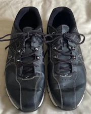 Nike TAC Power Channel Soft Spike Black Lace-up Golf Shoes/Sneakers - Mens 13