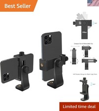 360-Degree Phone Tripod Adapter - Lightweight & Secure Camera Bracket
