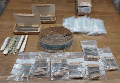 Restposten verschiedene Festwiderstandsspulen / NOS (~2kg) (Werte in Beschreibung)