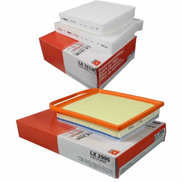 Mahle / Knecht Set Filterpaket Innenraumfilter LA 191/S Luftfilter LX 2995-image