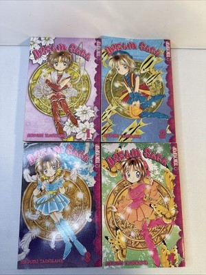 Dream Saga Manga Vol 1,2,3,4 Magumi Tachikawa TokyoPop English Text Pre-owned