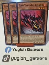 Yu-Gi-Oh Turbo Tainted Hot Rod GT19  X3 DABL 1st Edition Common Light Played 