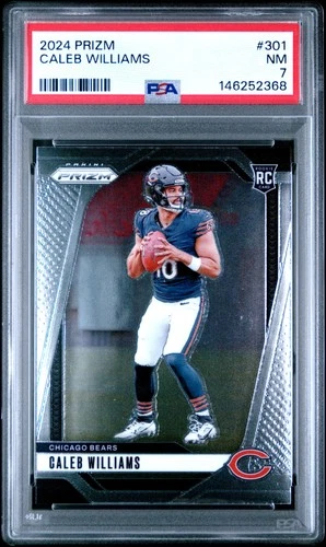 2024 Panini Prizm #301 Caleb Williams PSA 7