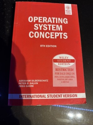 Operating System Concepts: International Student Version [ Abraham Silberschatz
