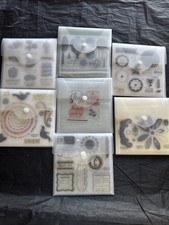 Close To My Heart CTMH Acrylix Stamp Lot of 7 - Stamp of Month, Cricut 