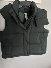 Lululemon Wunder Puff Cropped Vest Green Down...