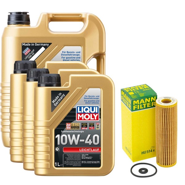 MotoröL Set 10W-40 Liqui Moly 8 Liter + ÖLfilter FüR Mercedes Sprinter B906-image