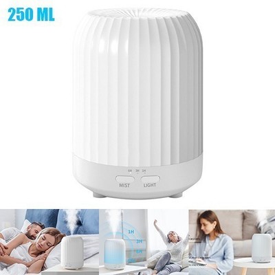 250ML Portable Essential Oil Herbal Diffuser Humidifier 7 LED Aroma Air Purifier
