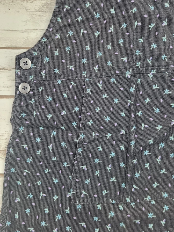 Vestido Jersey Cherokee Gris Pana Floral - Niñas Pequeño, 100% Algodón Foto 2 de 3