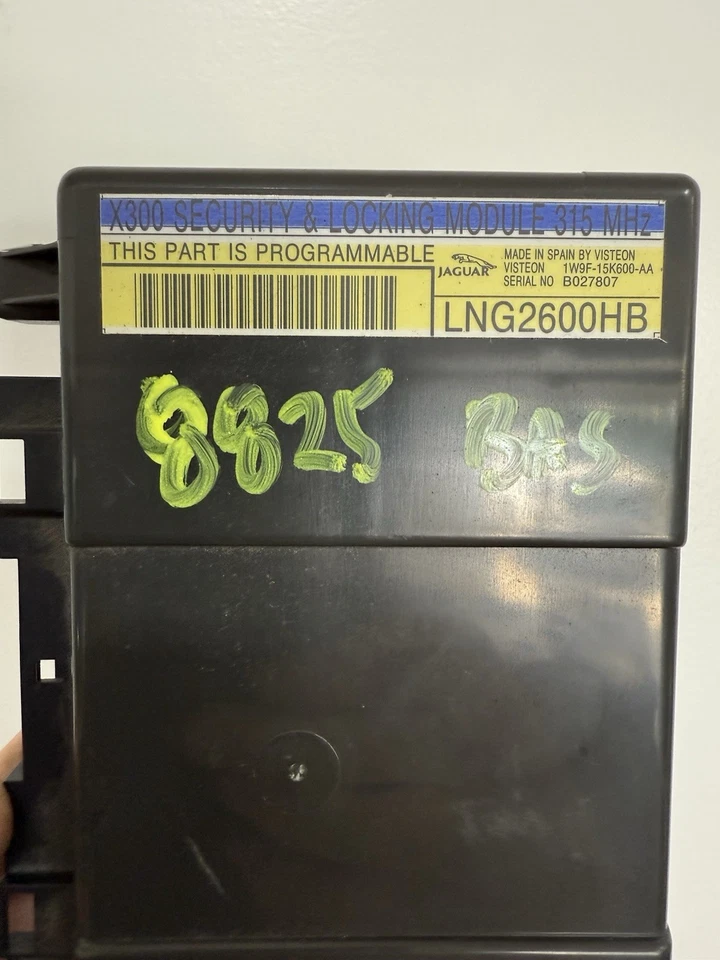 1998 99 00 01 02 03 JAGUAR XJ8 XJR VANDEN PLAS БЛОКИРОВКА БЕЗОПАСНОСТИ МОДУЛЬ LNG2600HB - Изображение 3 из 4