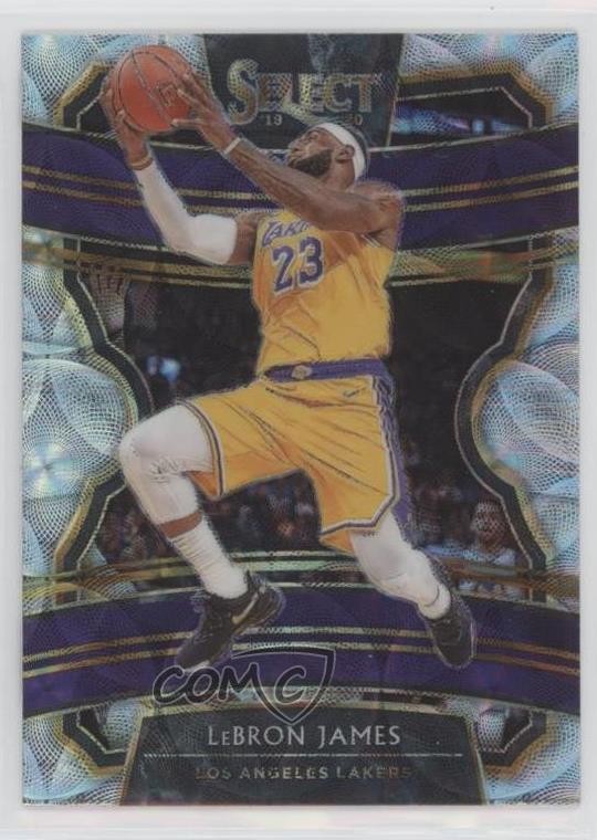 2019-20 Panini Select Concourse Scope Prizm LeBron James #47 4p5