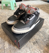 Air Jordan 3 Retro OG Mid Black Cement 2018 8...