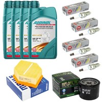 ÖL 4L Wartung FüR BMW K 1300 R S GT K 2009-15 Set Luftfilter ÖLfilter ZüNdkerzen