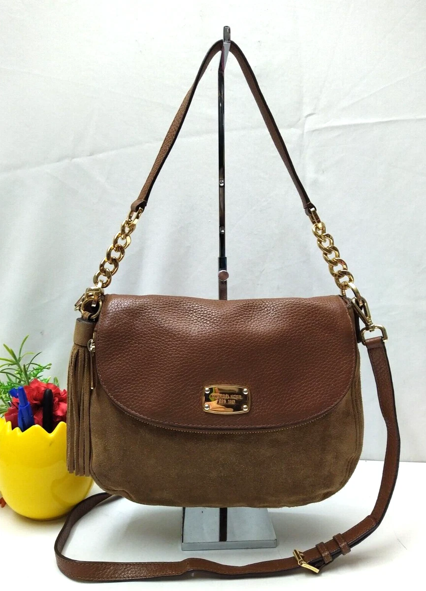 Michael kors top brown suede purse