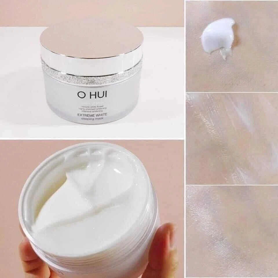 OHUI Extreme White Mascarilla para Dormir Crema 100 ml Set Especial O HUI Foto 3 de 4