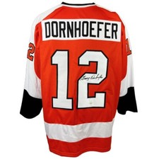 Gary Dornhoefer autographed signed jersey Philadelphia Flyers JSA COA