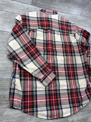 Vintage Eddie Bauer Legends 8239 Flanell Tartan kariert hergestellt in den USA Large WPL9647 Outdoor - Bild 14 von 17