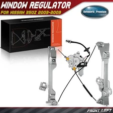 Power Window Regulator w/ 6 Pins Motor for Nissan 350Z 2003-2009 Front Left LH