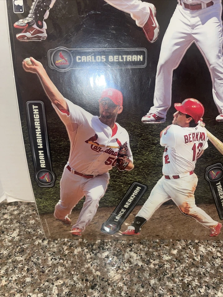 2012 Fathead Team Sets St.Louis Cardinals; Bergman,Molina,Beltran,Holliday - Image 2 of 4