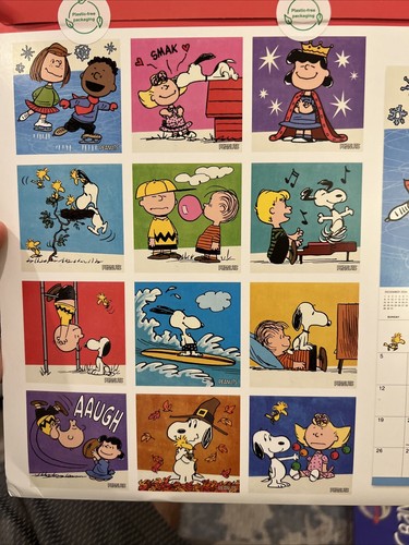 PEANUTS CHARLIE BROWN 2025 12” X 24” 16 Month Wall Calendar - Picture 3 of 5