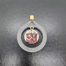 Princess House Crystal and Porcelain Santa Stocking Ornament made in USA