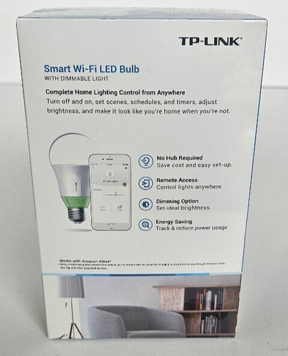 TP-Link Smart Wi-Fi 60-Watt Dimmable White Light LED Bulb BRAND NEW SEALED KASA - Bild 2 von 5