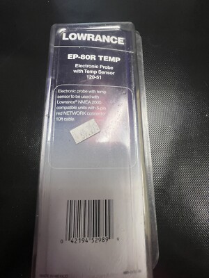 Lowrance EP-80R TEMP Electronic Probe with Temp Sensor 120-51
