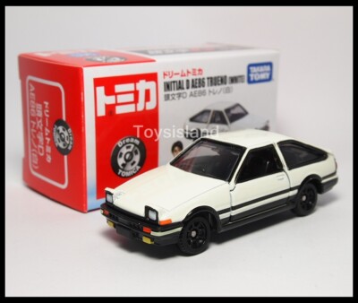 TOMICA DREAM Initial D TOYOTA AE86 Trueno ( WHITE ) 1/61 TOMY