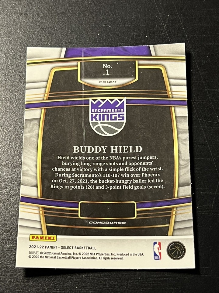2021 22 Panini Select Buddy Hield Orange Flash Prizm Concourse 1 Kings 2021-22-panini-select-buddy-hield-orange-flash-prizm-concourse-1-kings