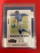 FRANCISCO LINDOR 2021 Panini Contenders Base Season Ticket #91 MLB Mets