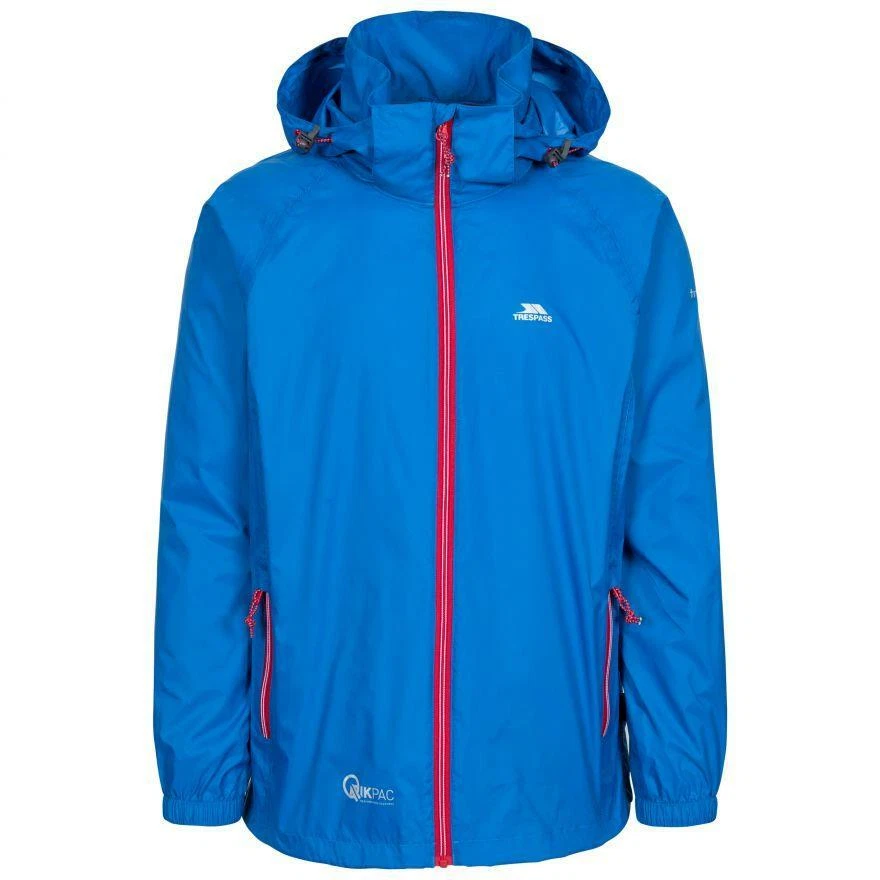 Trespass Waterproof Jacket Men Women Packaway Rain Coat With Hood Qikpac X
Opens in a new window or