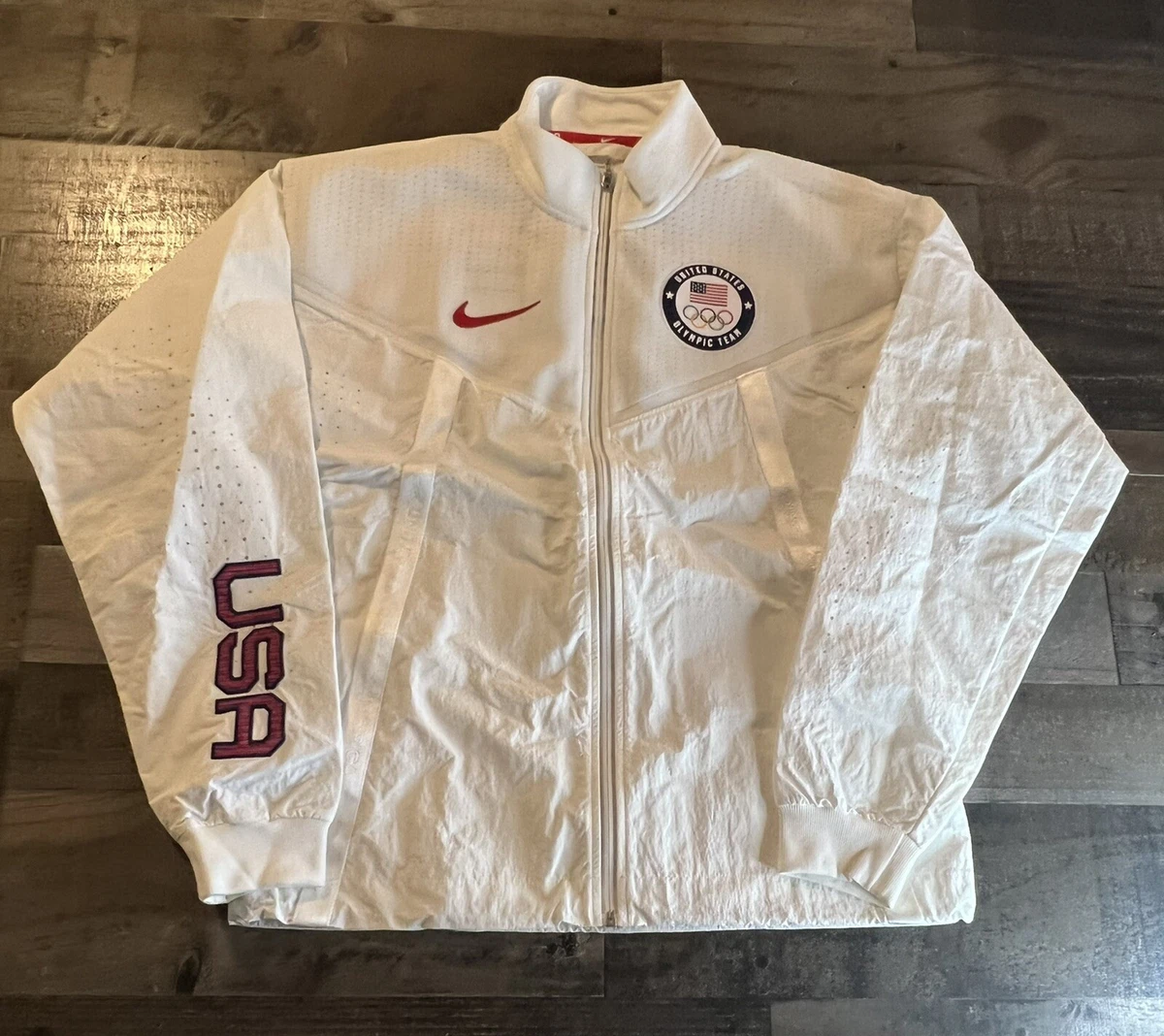 Doe mijn best ego kleinhandel Nike Team USA Windrunner Men's Medal Stand Jacket Olympic CK4552-100 New SZ  2XL