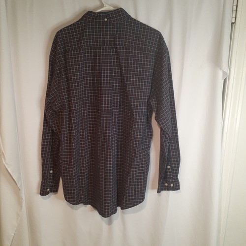 Tommy Hilfiger Casual Purple Red White Striped Long Sleeve Button Down Size XL - Picture 5 of 9