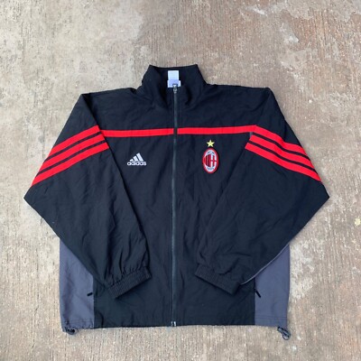 2000-02 AC Milan Training Jacket/Windbreaker (Authentic Vintage) L