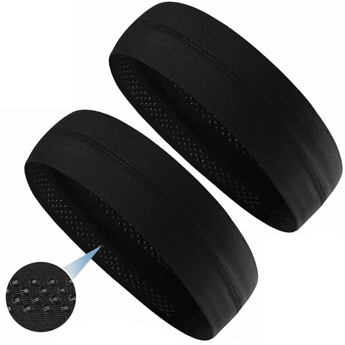 2X Workout Accessories Headband Sweat Wicking HeadBand for Running Gym Training