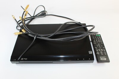 Sony DVP-SR200P DVD/CD Player With Remote & AV Cables TESTED WORKS GREAT