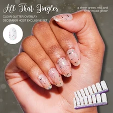 Color Street December 2024 Hostess Exclusive All That Jingles Nail Polish Strips