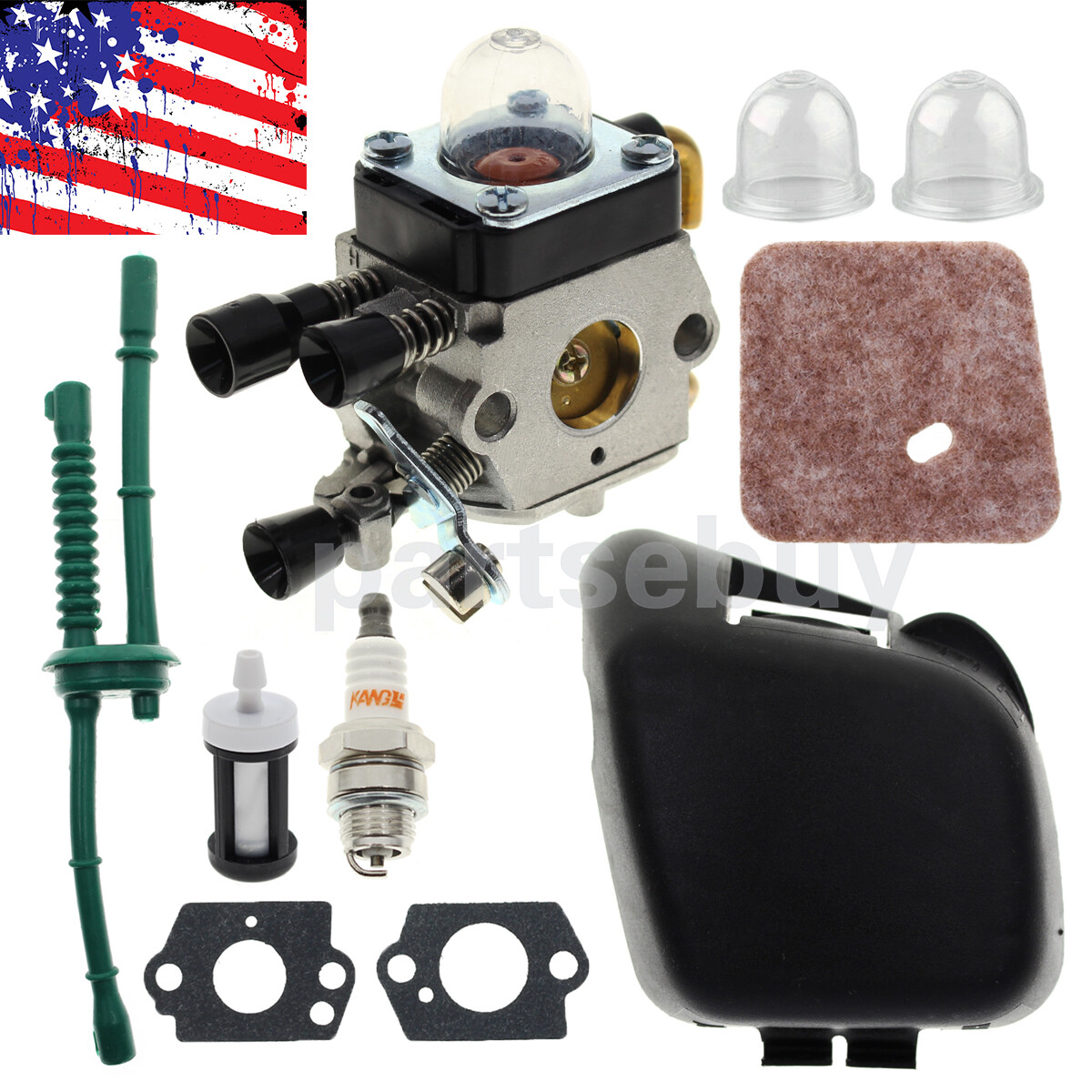 Carburetor Carb Kit For Stihl FS45 FS46 FS55 FC55 FS38 HS45 FS74 FS75 ...