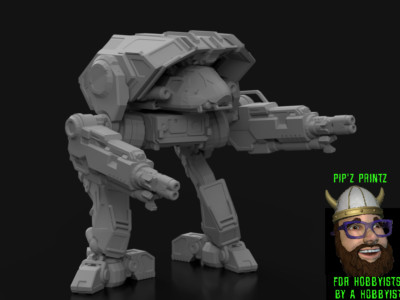 ADR-41S Adder aka ''Puma'' Alternate Mech Model For Battletech 6mm-10mm-15mm