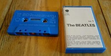 THE BEATLES WHITE ALBUM Vol.1 Apple EMI Italy cassette blue