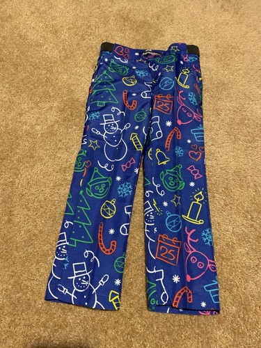 Boys' Blue Ugly Holiday Snowman 3-Pc Suit, Size Small 4/6, New With Tags - Picture 9 of 12